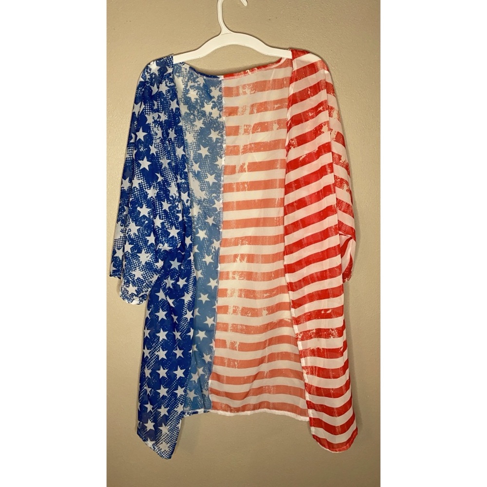 American Flag Cardigan